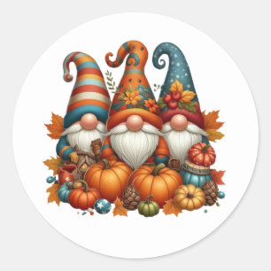 Adesivo Autumn Gnomos Stickers
