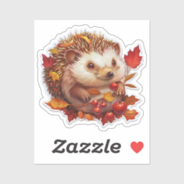 Adesivo Autumn Hedgehog Adventure
