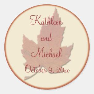 Adesivo Autumn Leaves II 1,5" Diameter Round Sticker