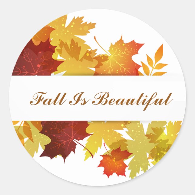Adesivo Autumn Leaves Stickers (Frente)