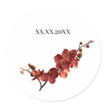 Autumn Orchid Romance Wedding