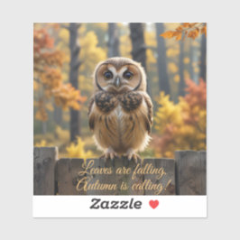 Adesivo Autumn Owl