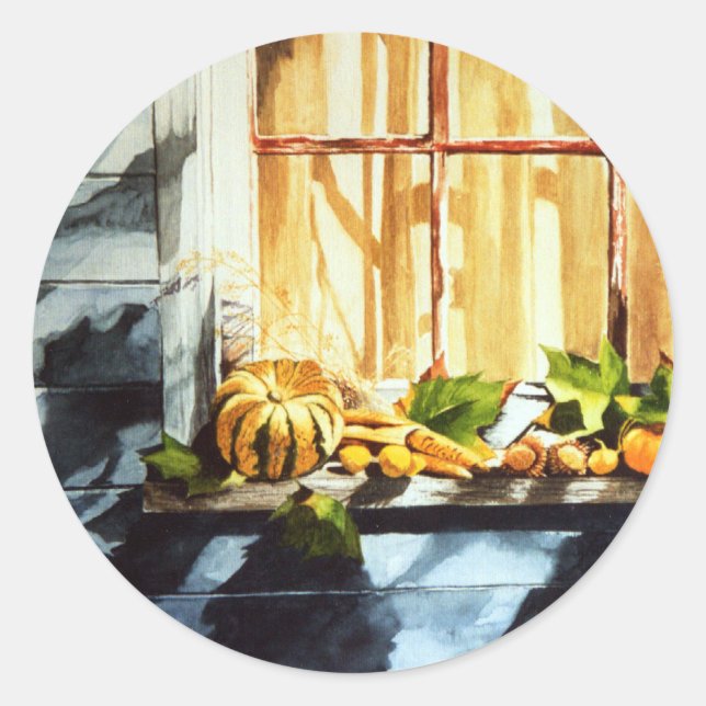 Adesivo Autumn Pumpkins (Frente)