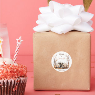 Adesivo Autumn Rustic Deer Wedding Collection