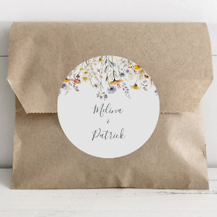Adesivo Autumn Sunshine Selvagens de Envelope para Casamen
