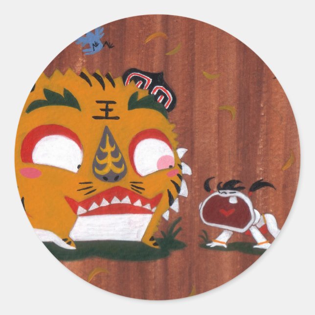 Adesivo Autumn Tiger (Frente)