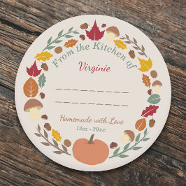 Adesivo Autumn Wreath Homemade com Sticker