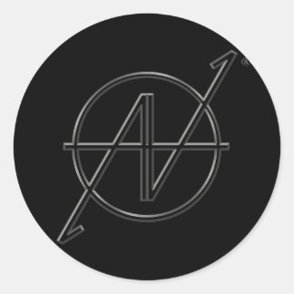 Adesivo AV 09 Logotipo Black Sticker