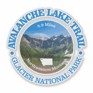 Adesivo Avalanche Lake Trail (OBP)