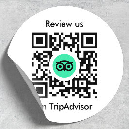 Adesivo Avaliações do Tripadvisor | Business Review Código