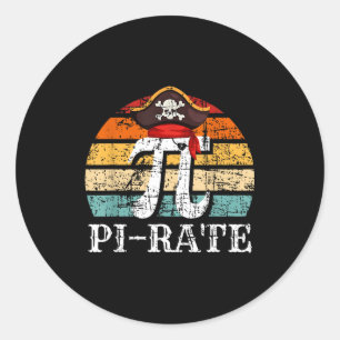 Adesivo Avalie o dia do pirata 314 piada de matemática ner