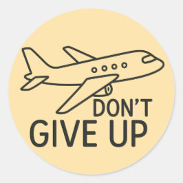 Adesivo Avance - Não desista da arte planetária minimalist