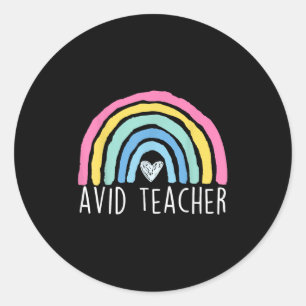 Adesivo Avanço Do Professor Avid Através De Apreciações In