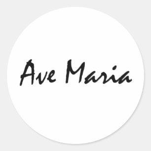 Adesivo Ave Maria