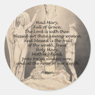 Adesivo Ave Maria Oradora Palavras Religiosas Citam Palavr