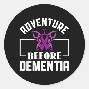 Adesivo Aventura Antes da Demência - Conscientização sobre