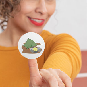 Adesivo Aventura de Campanha e Campanha no Exterior