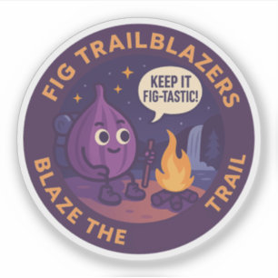 Adesivo Aventura de Camping Fig-Tástico