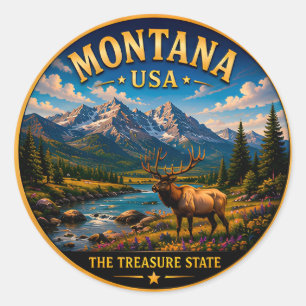 Adesivo Aventura de Montana Big Sky Country