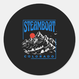 Adesivo aventura de montanha steamboat springs colorado