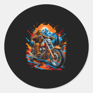 Adesivo aventura de motocicleta Bigfoot gráfico de montanh