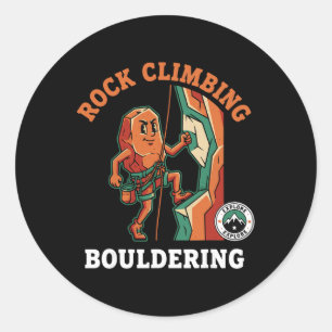 Adesivo Aventura Divertida de Escalada de Rocha Bouldering