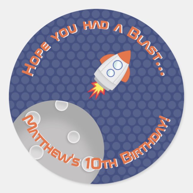 Adesivo Aventura Espacial (Frente)