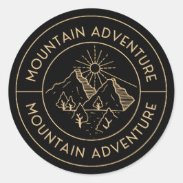 Adesivo Aventura nas montanhas
