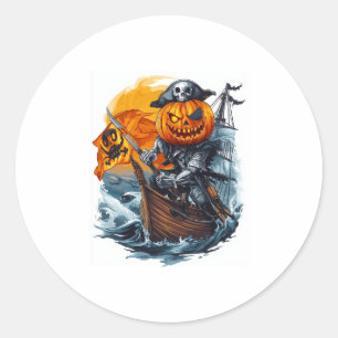 Adesivo Aventura Pirata de Bompkin Halloween