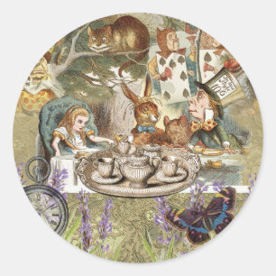Adesivo Aventuras de Alice no País das Maravilhas Festa de