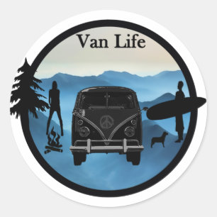 Adesivo Aventuras Van Life