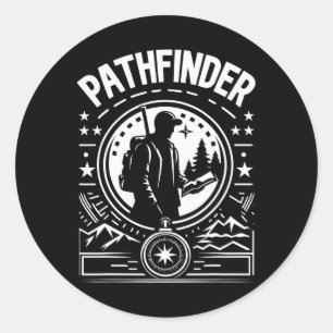 Adesivo Aventureiro Explorador Pathfinder Aventura ao Ar L