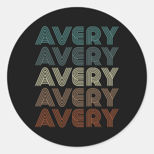 Adesivo Avery First Name