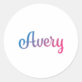Adesivo Avery Na moda Cursive