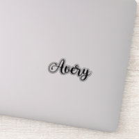 Avery Name - Caligrafia manuscrita