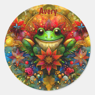 Adesivo AVERY ~ SHINY SAPO de Natal ~
