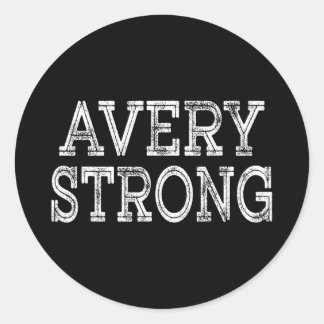 Adesivo Avery strong squad family reunion last name team 