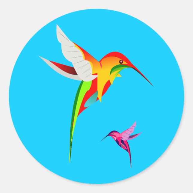 Adesivo Aves de Cama Voadoras Adoráveis (Frente)