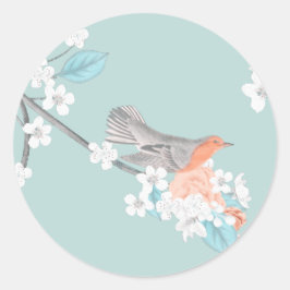 Adesivo Aves e Flores