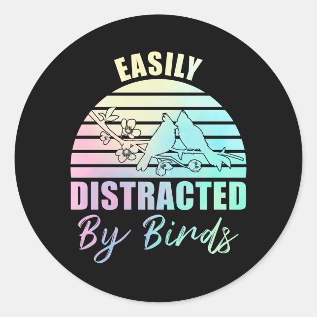 Adesivo Aves Góticos De Pássaros Pássaros Pássaros Casais (Frente)