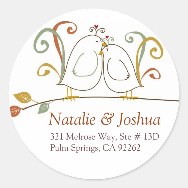 Adesivo Aves na Queda (Frente)