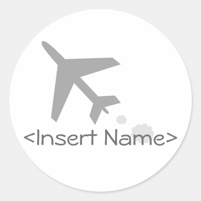 Adesivo Avião (Frente)