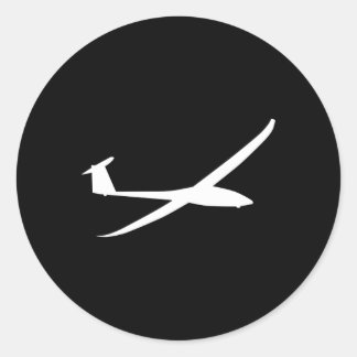 Adesivo Avião Avião Planador-Piloto Esportes