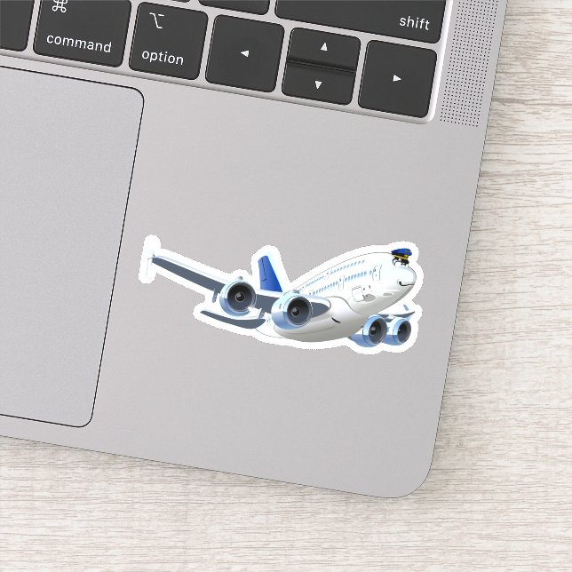 Adesivo Avião de animação (Detalhe)