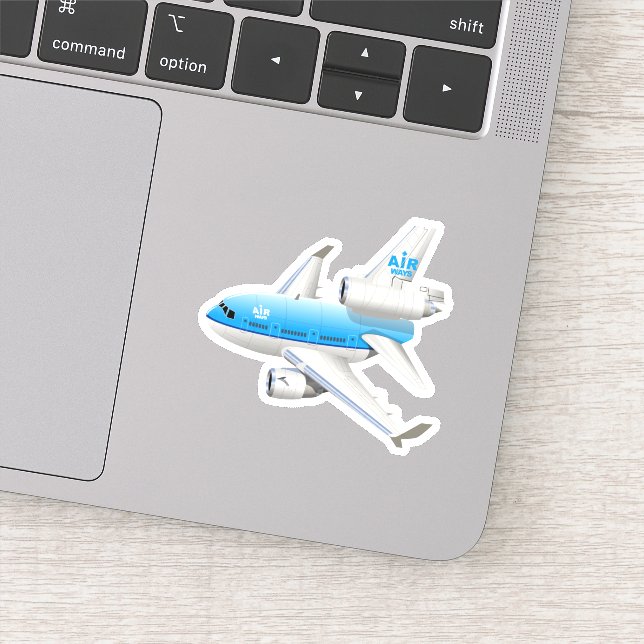 Adesivo Avião de animação (Detalhe)