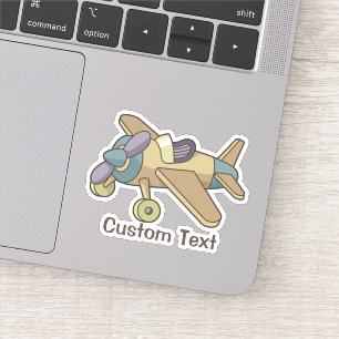 Adesivo Avião de brinquedo