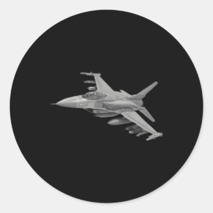 Adesivo Avião De Combatente Militar F16