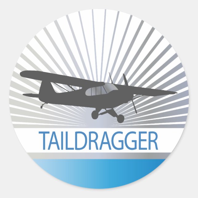 Adesivo Avião de Taildragão (Frente)