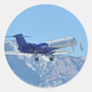 Adesivo Avião decolando no aeroporto