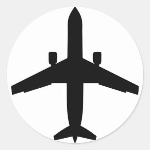 Adesivo avião do passageiro